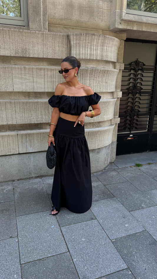 MAXI SKIRT - BLACK