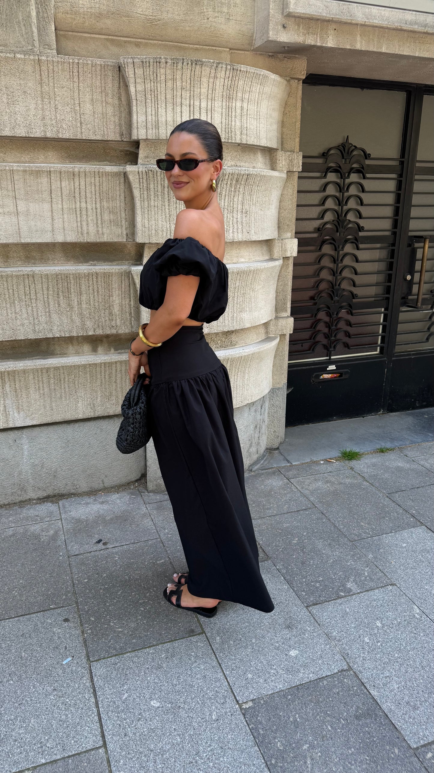 MAXI SKIRT - BLACK