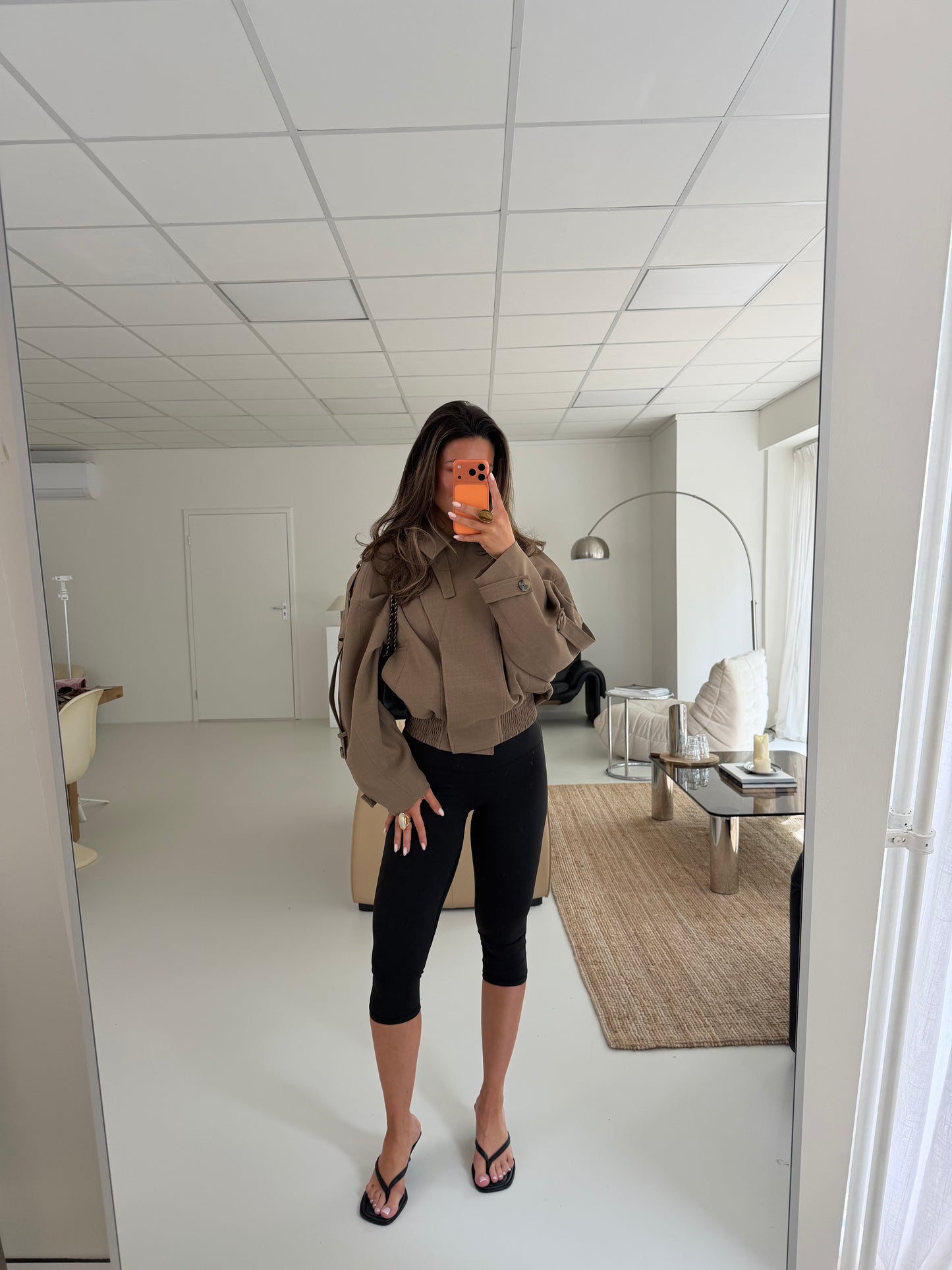CROPPED TRENCH - TAUPE