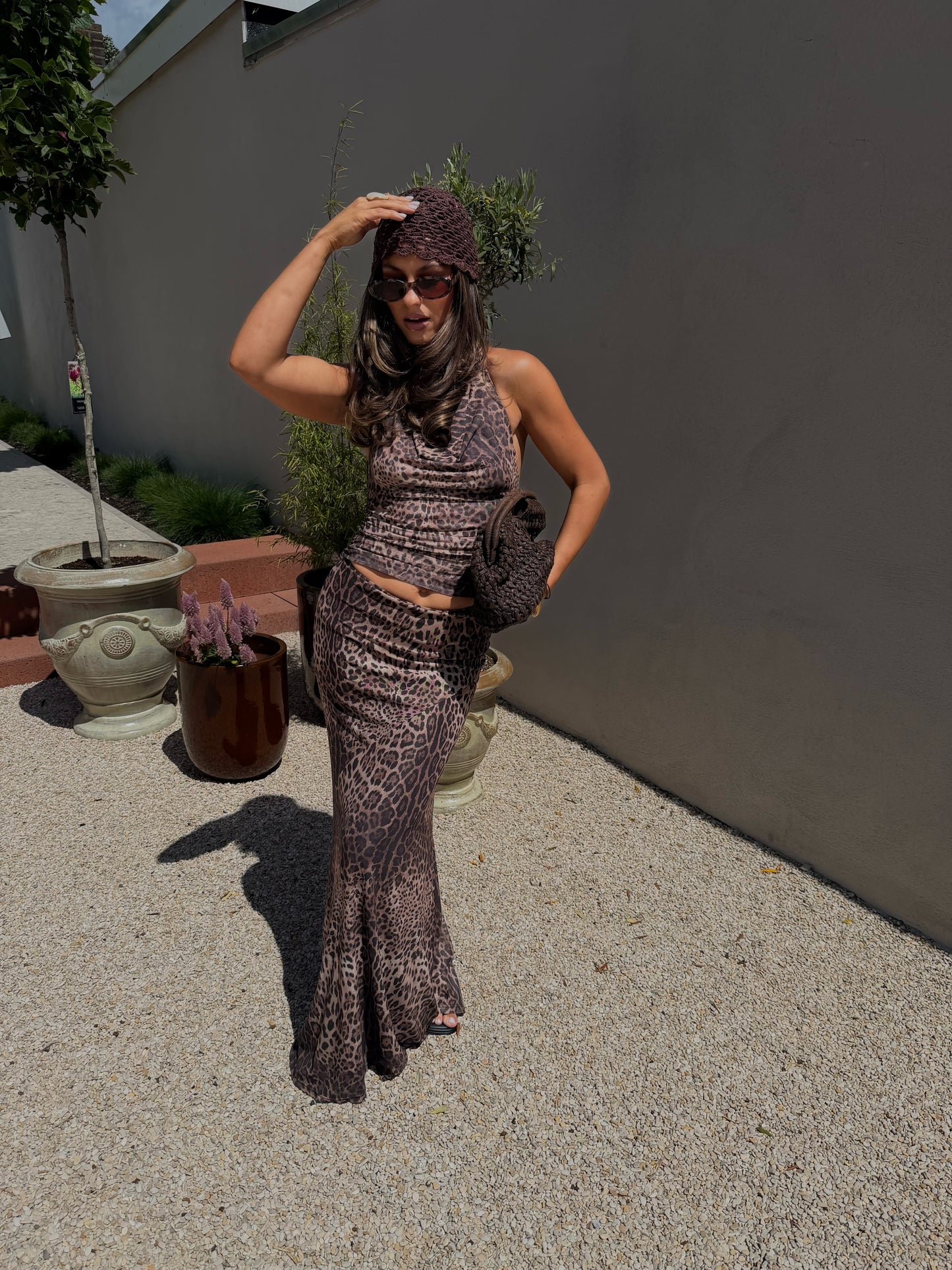 MAXI SKIRT - LEOPARD