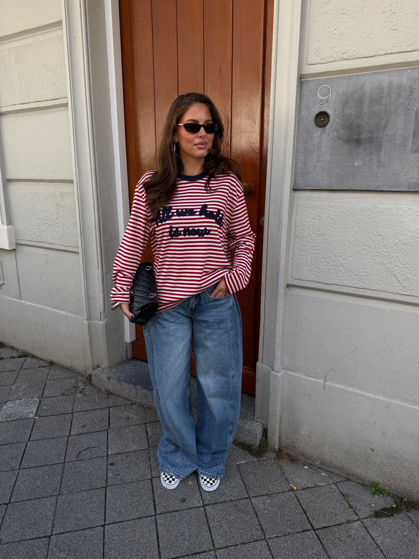 STRIPED LONGSLEEVE - BLUE/RED