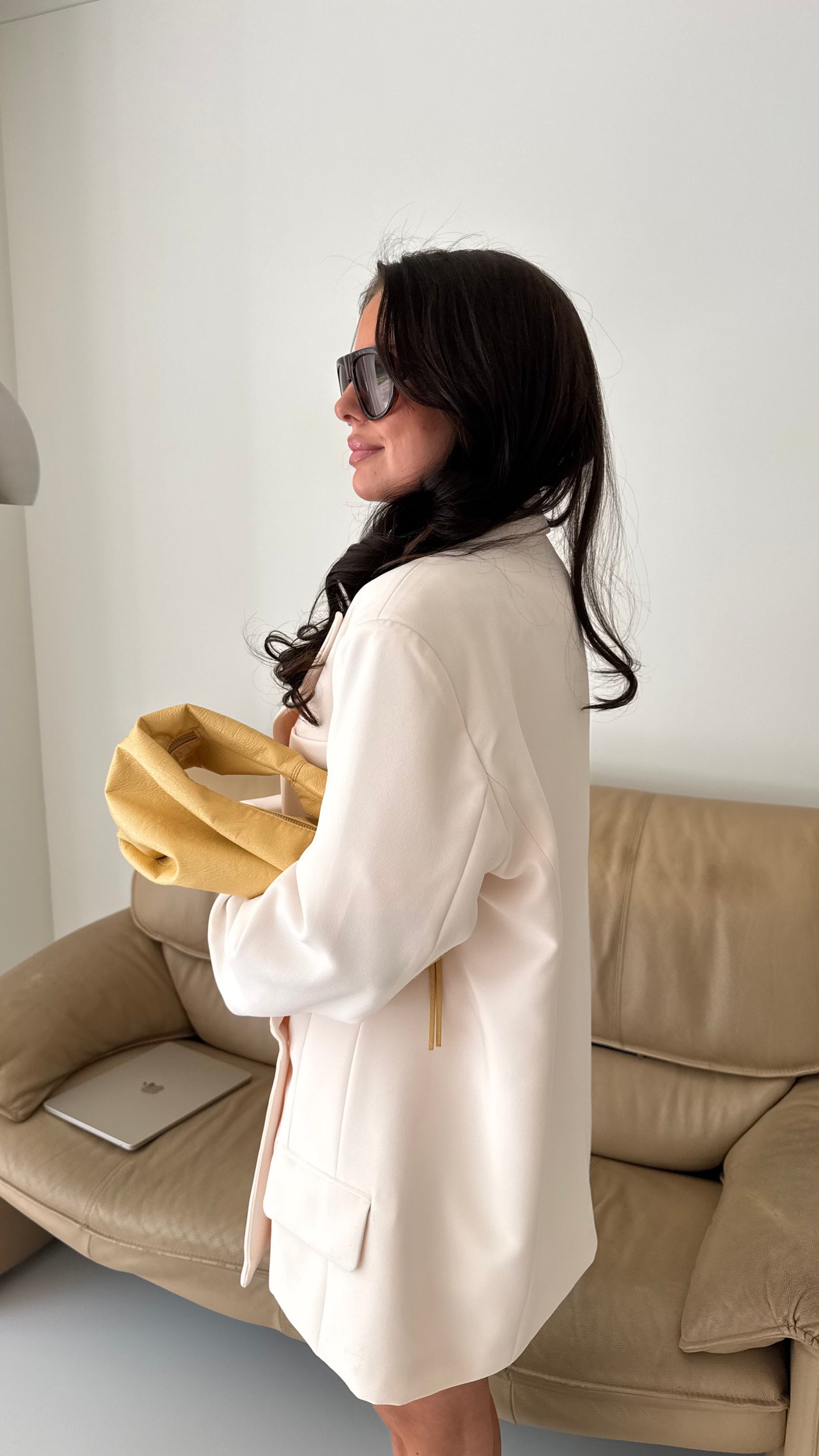 OVERSIZED BLAZER - LIGHT BEIGE
