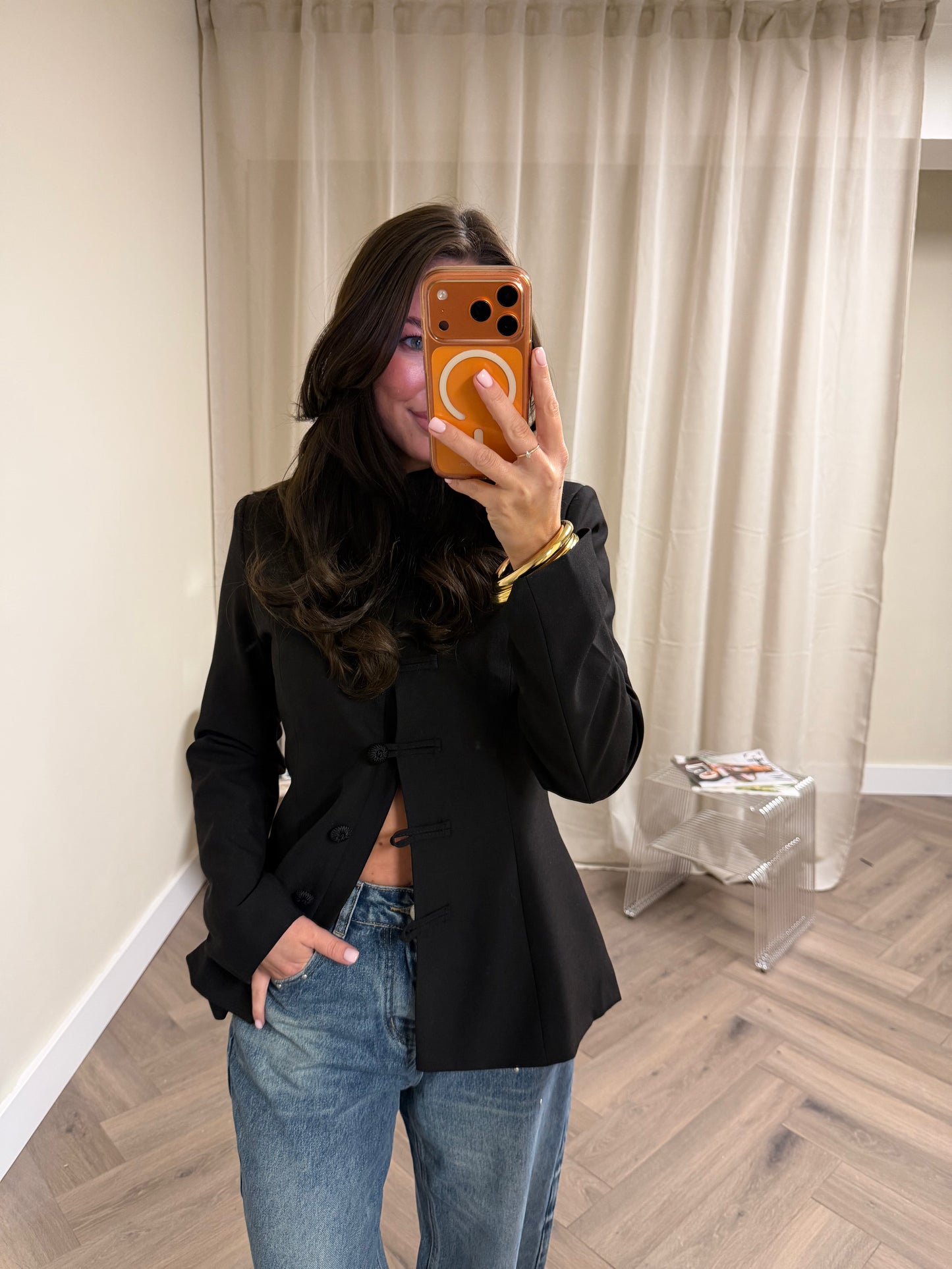 TAILORED BLAZER - BLACK
