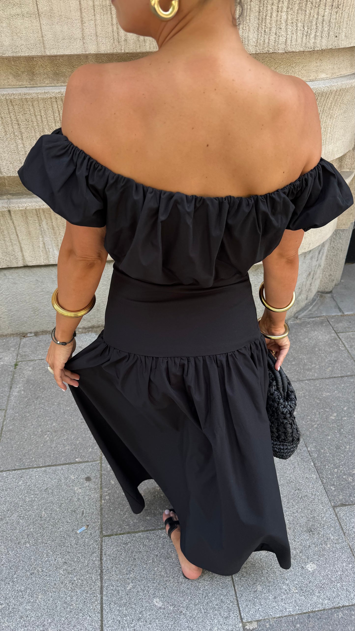 MAXI SKIRT - BLACK