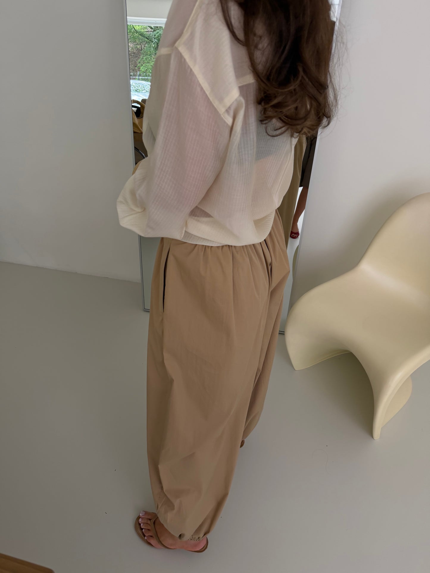 BALLOON PANTS - CAMEL