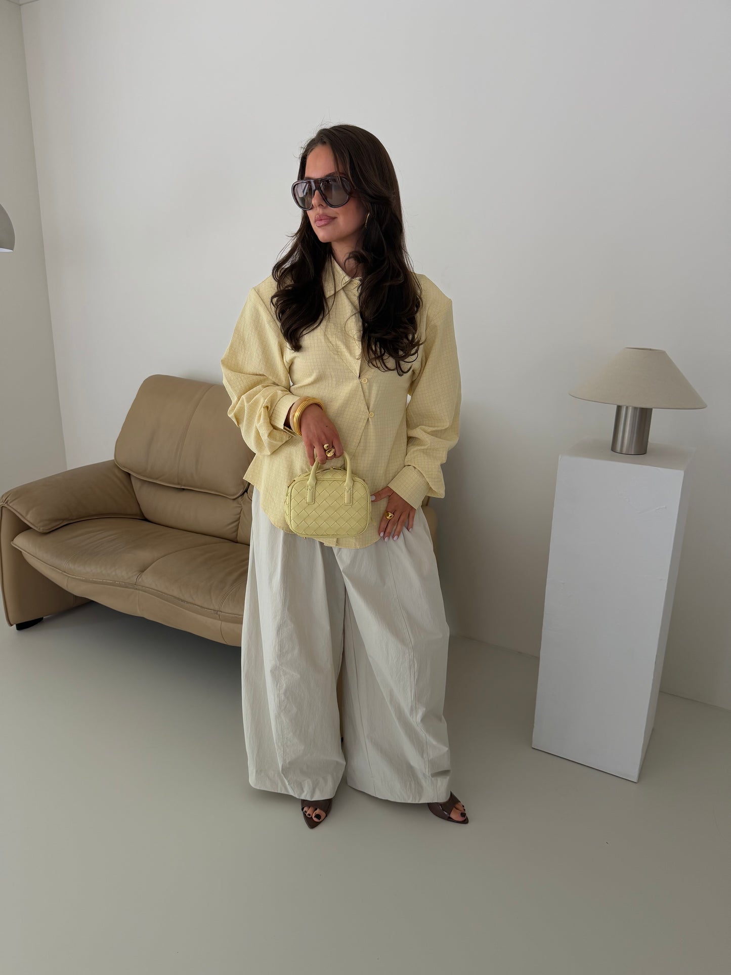 PARACHUTE PANTS - CREME