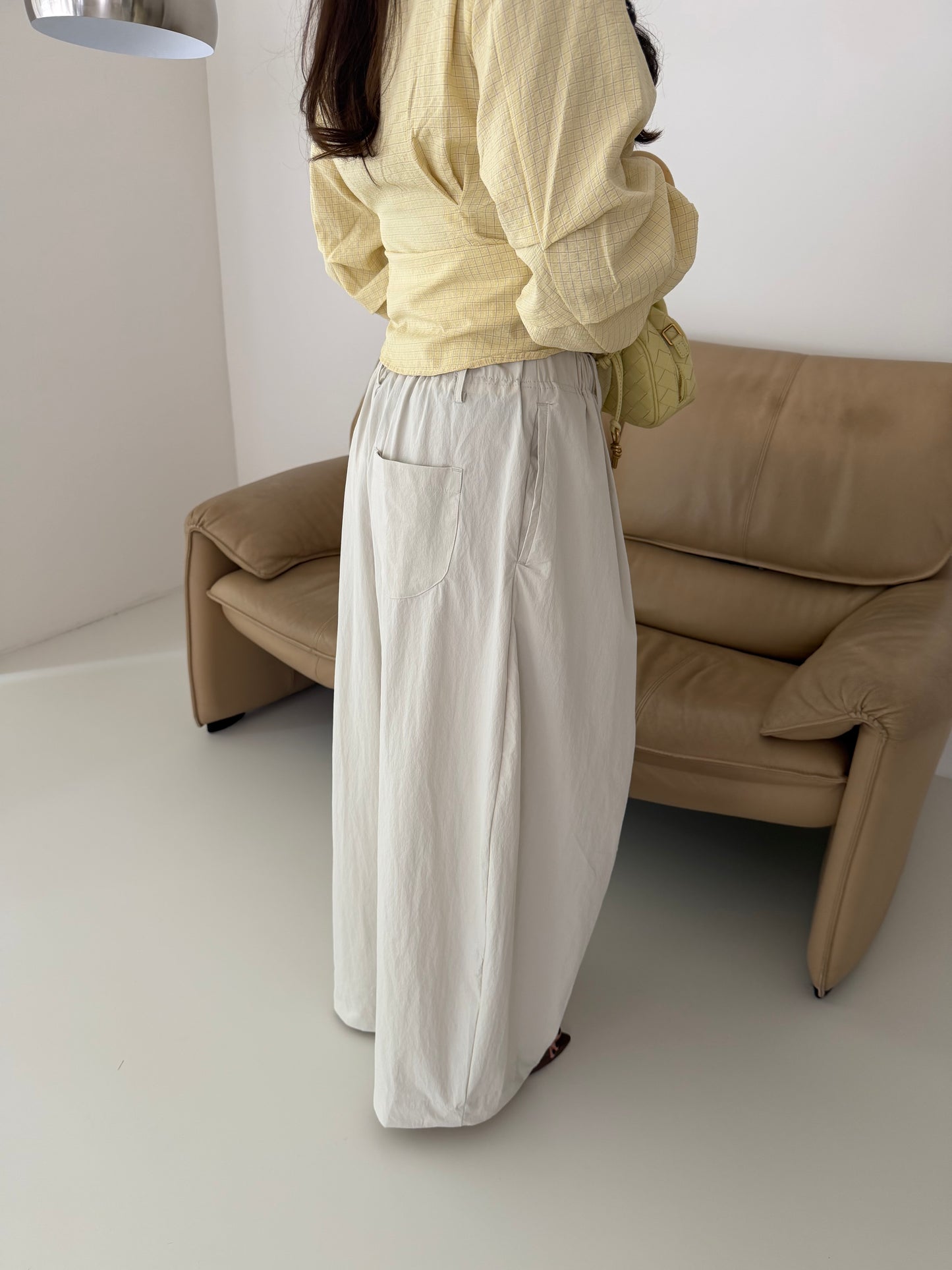PARACHUTE PANTS - CREME