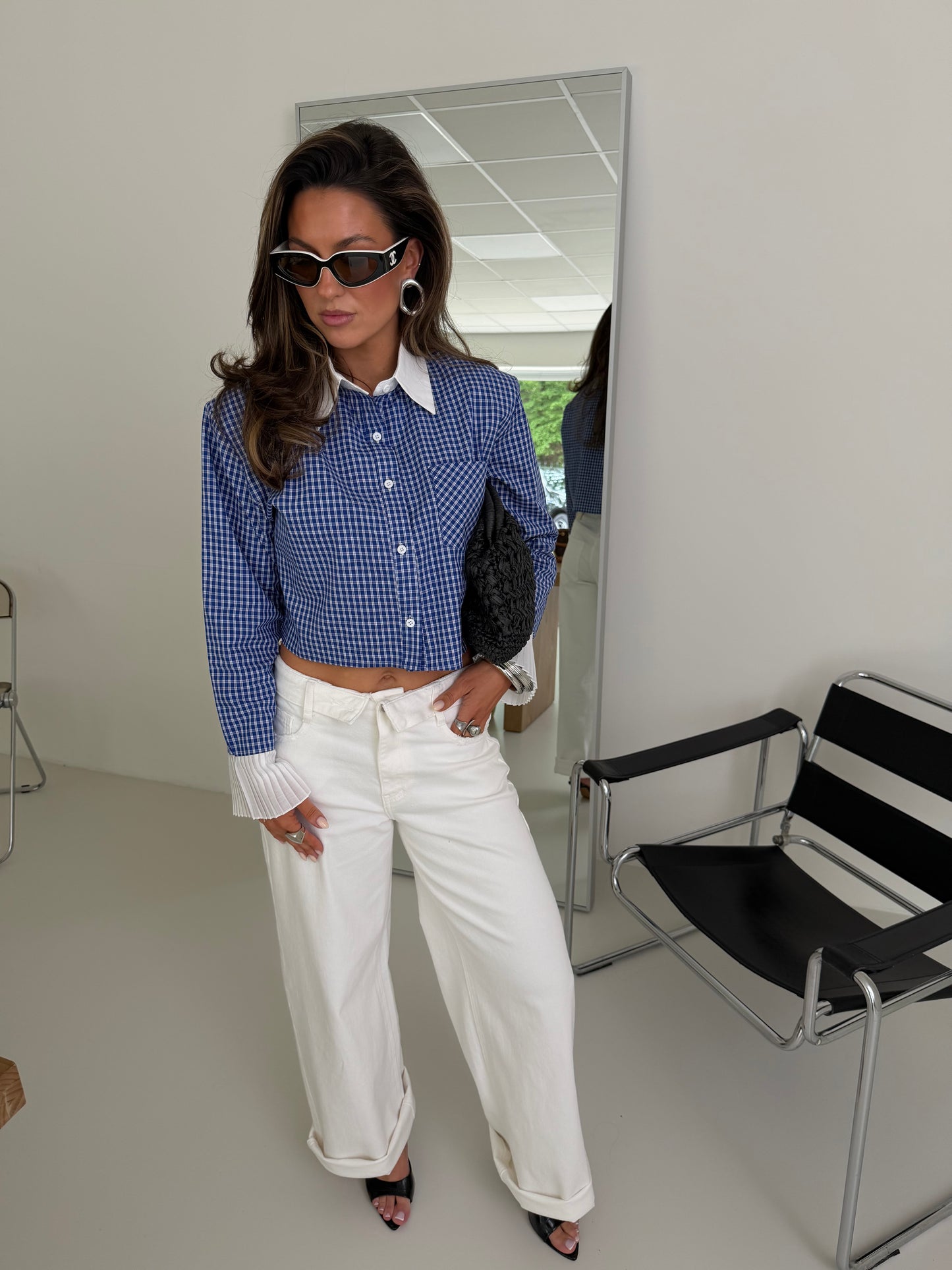WIDE LEG JEANS - WHITE