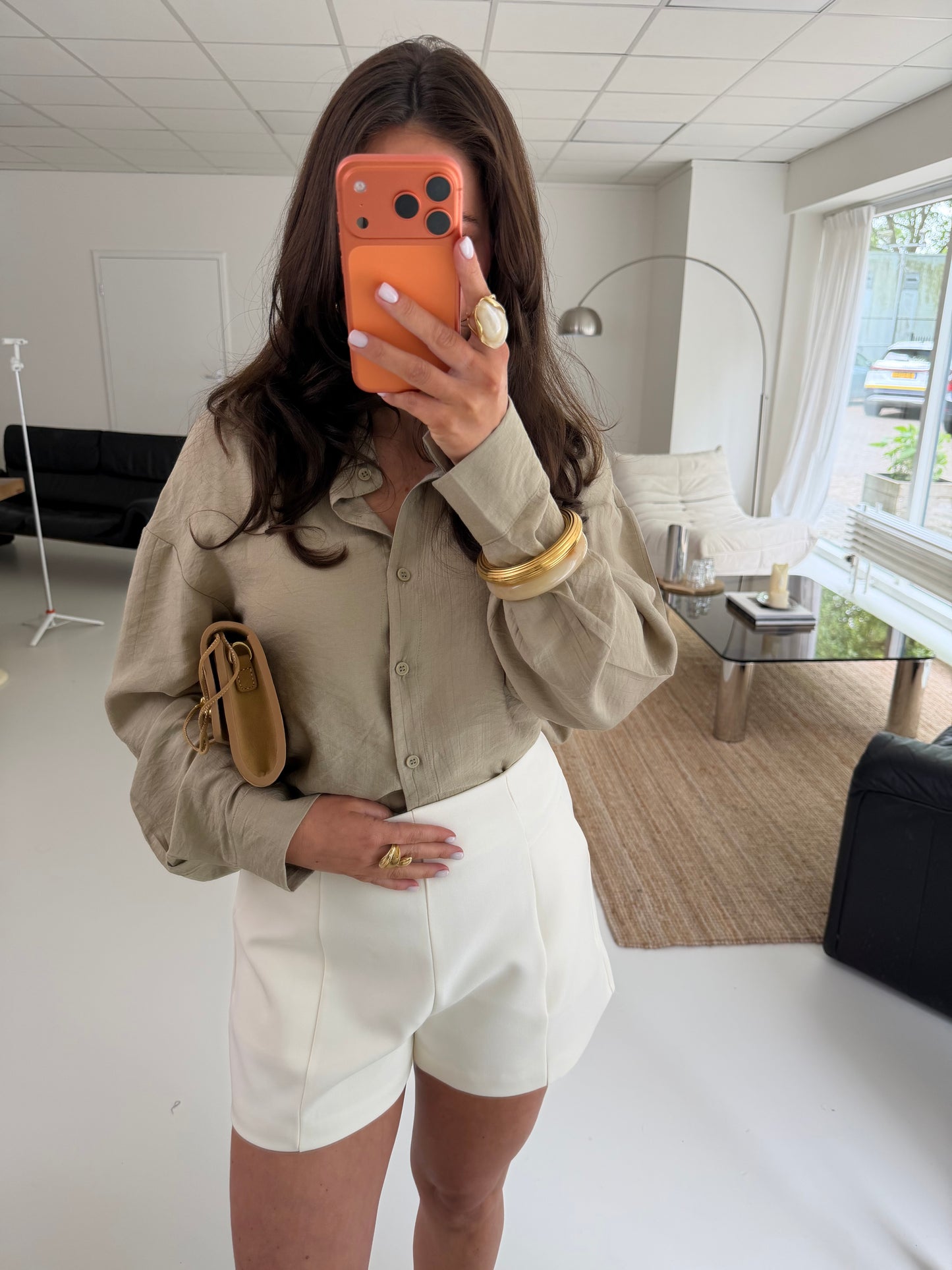 PANTALON SHORT - CREME