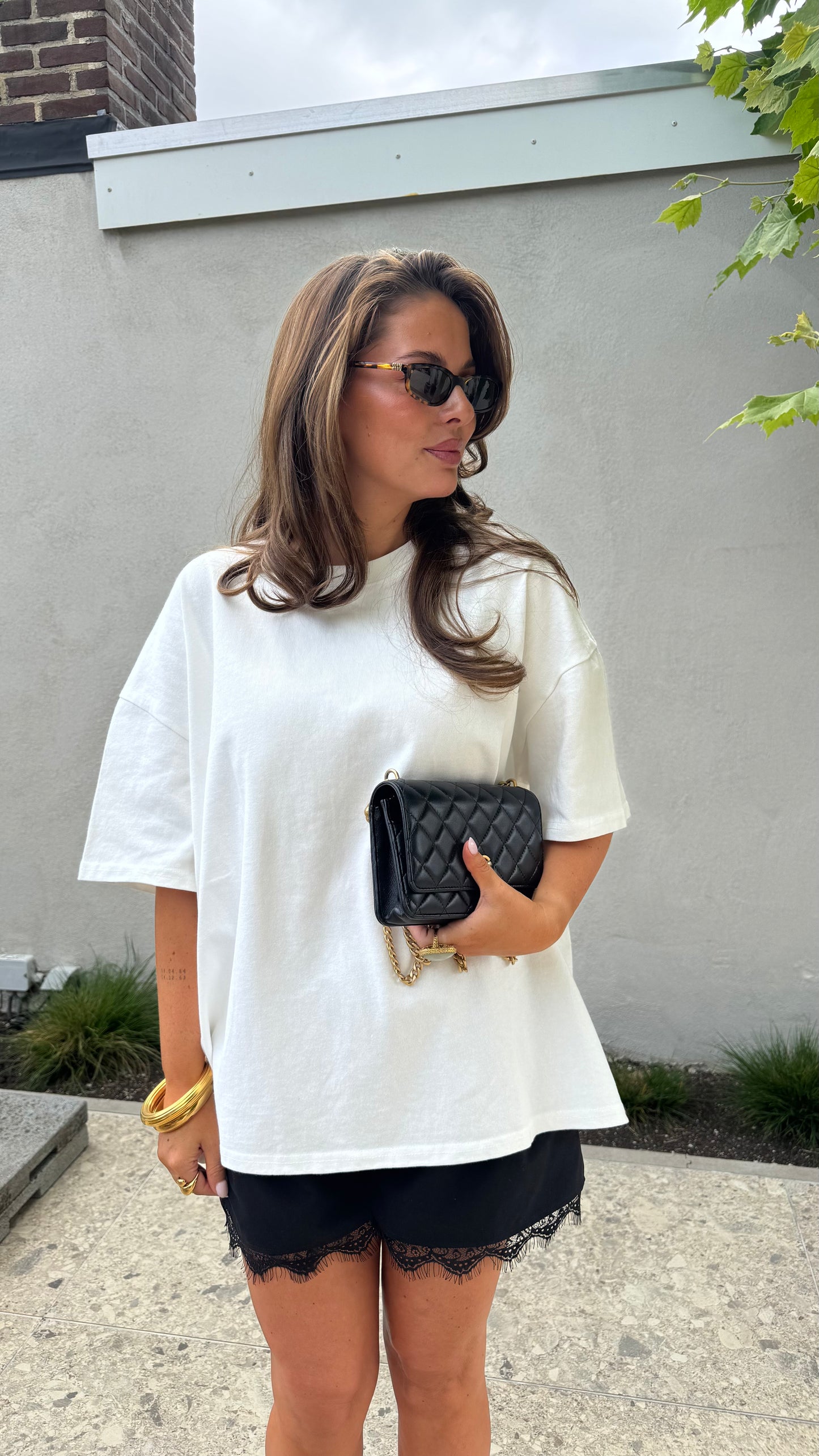 LACE SHORT - BLACK
