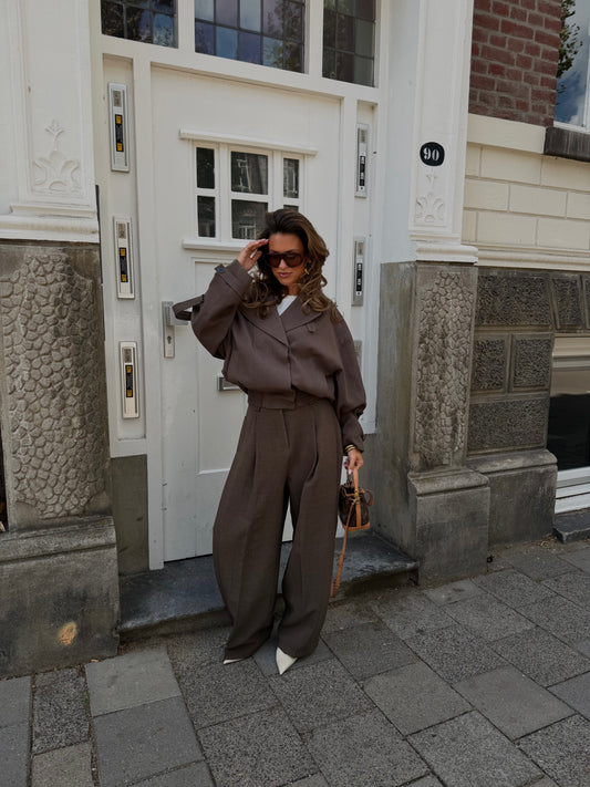 CROPPED TRENCH - BROWN