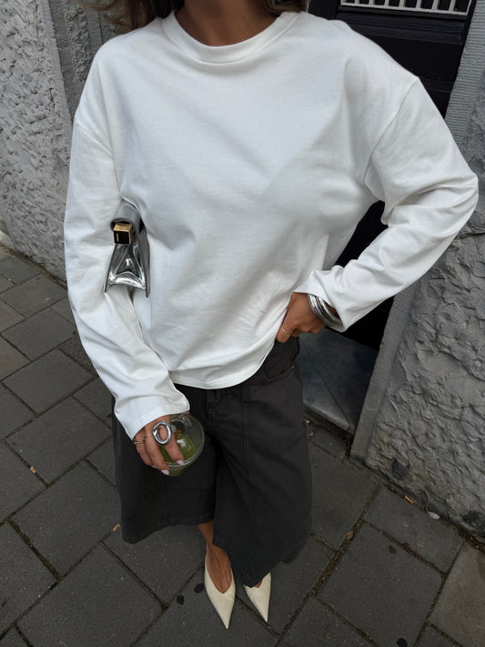 OVERSIZED LONGSLEEVE - WHITE