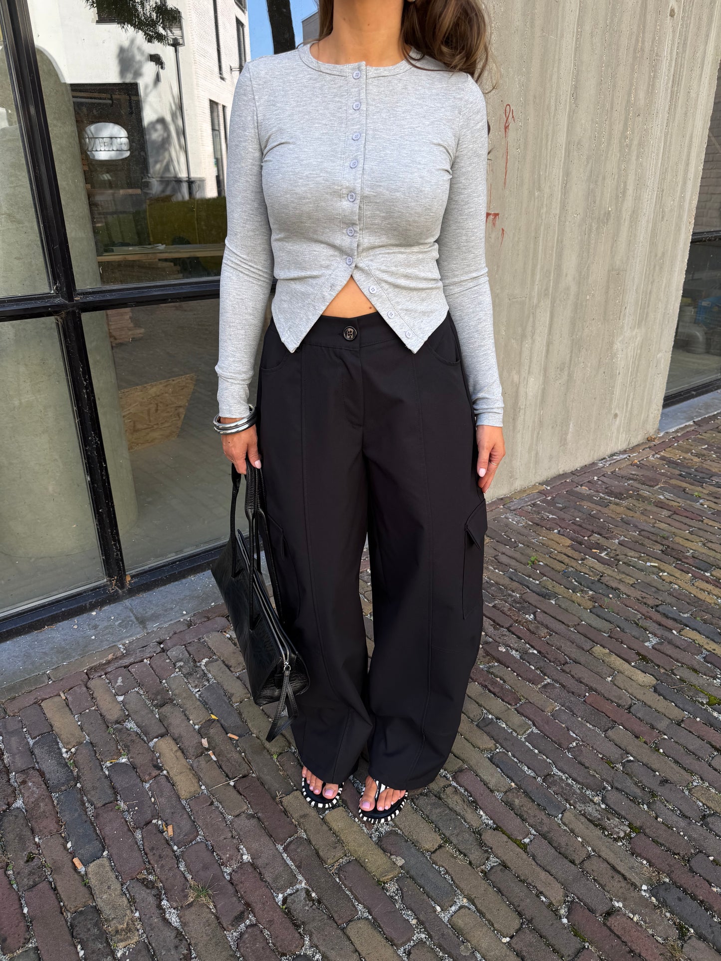 CARGO PANTS - BLACK