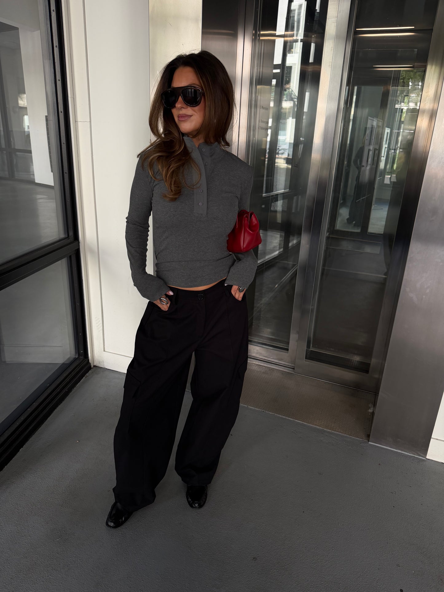CARGO PANTS - BLACK