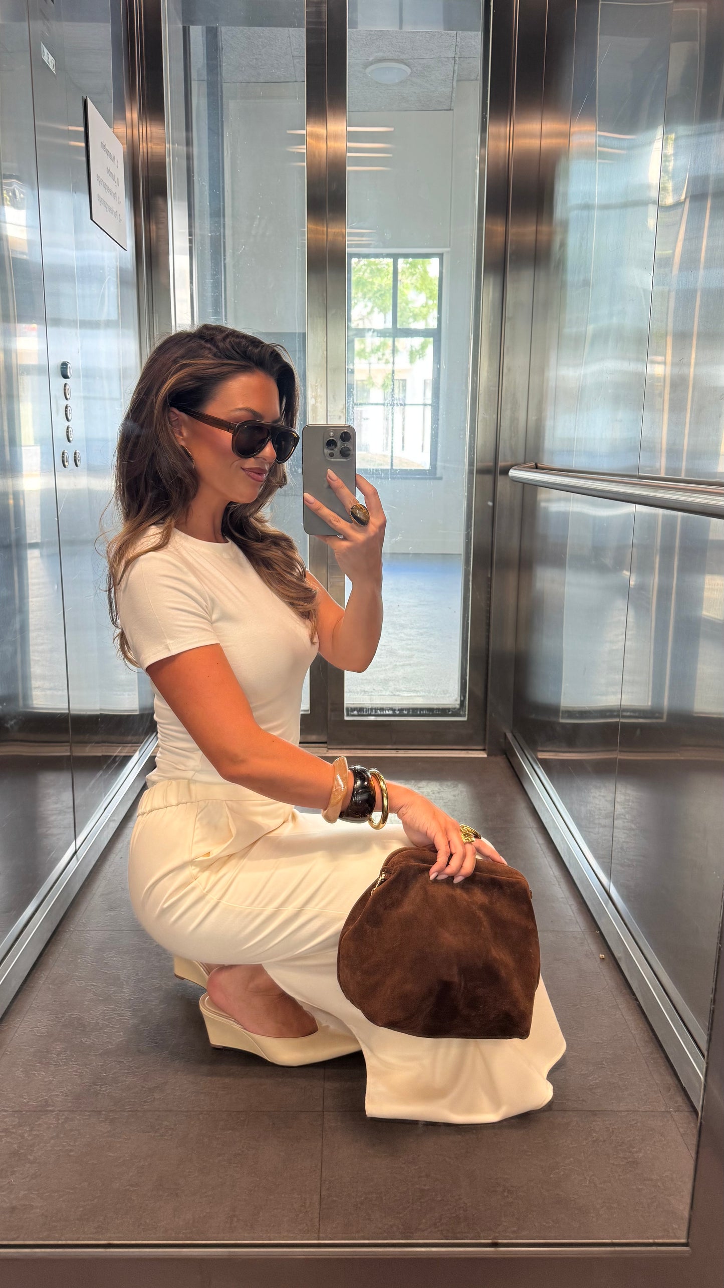 MAXI SKIRT - CREME