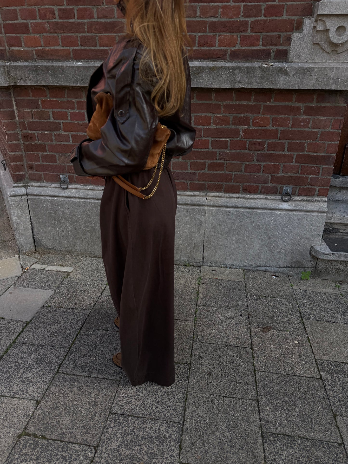 BALLOON PANTS - BROWN