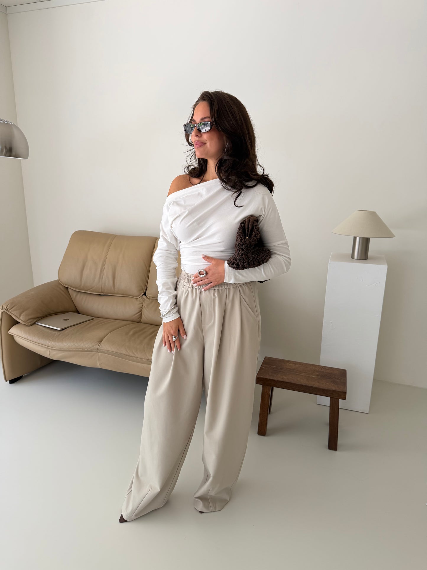 BALLOON PANTS - BEIGE